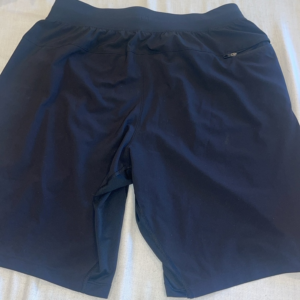 11123 Black Lululemon Athletic Running Gym Shorts Size M - Picture 6 of 9